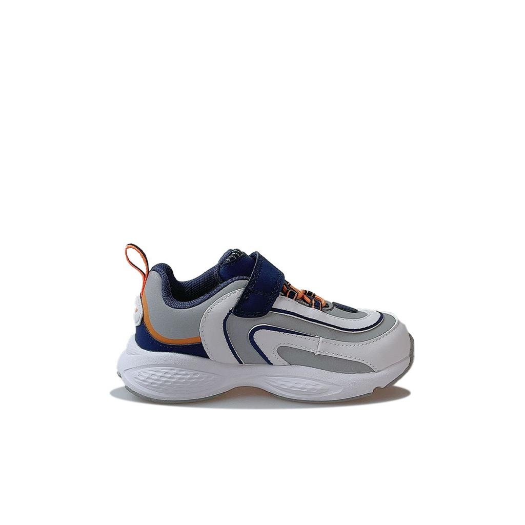 LiNing Kids  Shock Absorbing Non-Slip Wear-Resistant Sports Casual Shoes Kids Shoes Gray Blue YKNR044-17