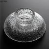 Tall Feet Glass Fruit Plate Round Fruit Snack Plate Salad Bowl Dessert Cake Pan Decorative Plates Display Stand Refreshment Tray