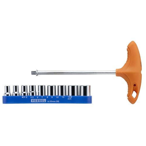 VESSEL EcoSoft T-Bar Socket Set 460NT-9S