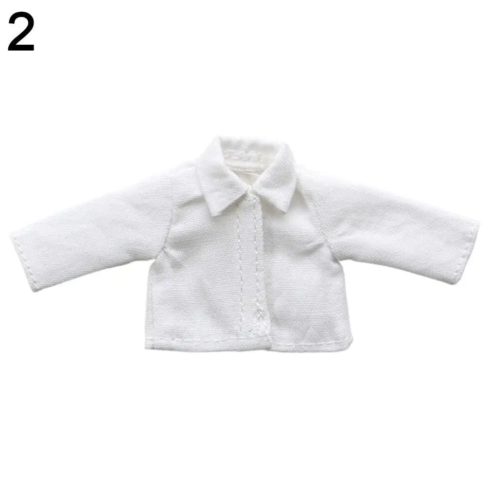 Ob11 Doll Clothes White Shirt Casual Wear T-shirt Tops Leggings For 1/12Bjd Dolls Accessories Obitsu11 Clothes Kids Toys