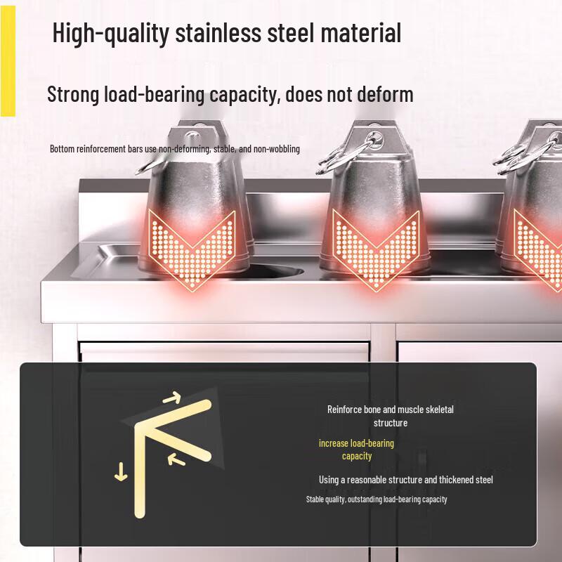 Stainless Steel Commercial Waste Collection Table