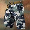 Men's Summer Loose Casual Camouflage Work Shorts, Large-sized Multi-pocket Mid-length Pants Without A Belt