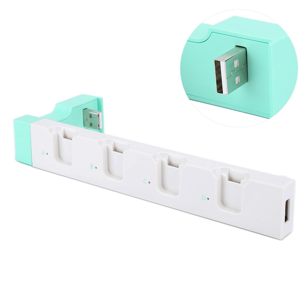 4 Slots Charging Dock Stand Controller Charger Base for Nintendo Switch JoyCon PG9186
