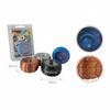 3D Finger Spinner Dual Wheel Stress Relief Toy with Tire Design and Transparent Packaging