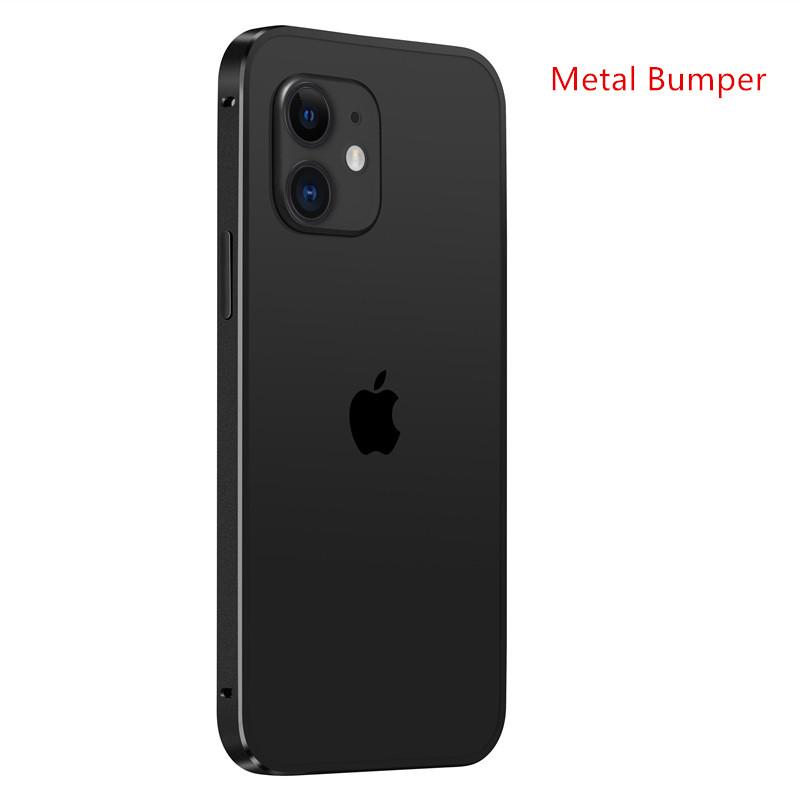 

Роскошный металлический каркас защиты линз матовый противоударный чехол для iPhone 12 13 Pro Max 13Pro 12Pro IPones бампер чехол аксессуары For iphone 13 Mini