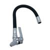 YIXI Black Universal Wall-Mounted Kitchen Faucet