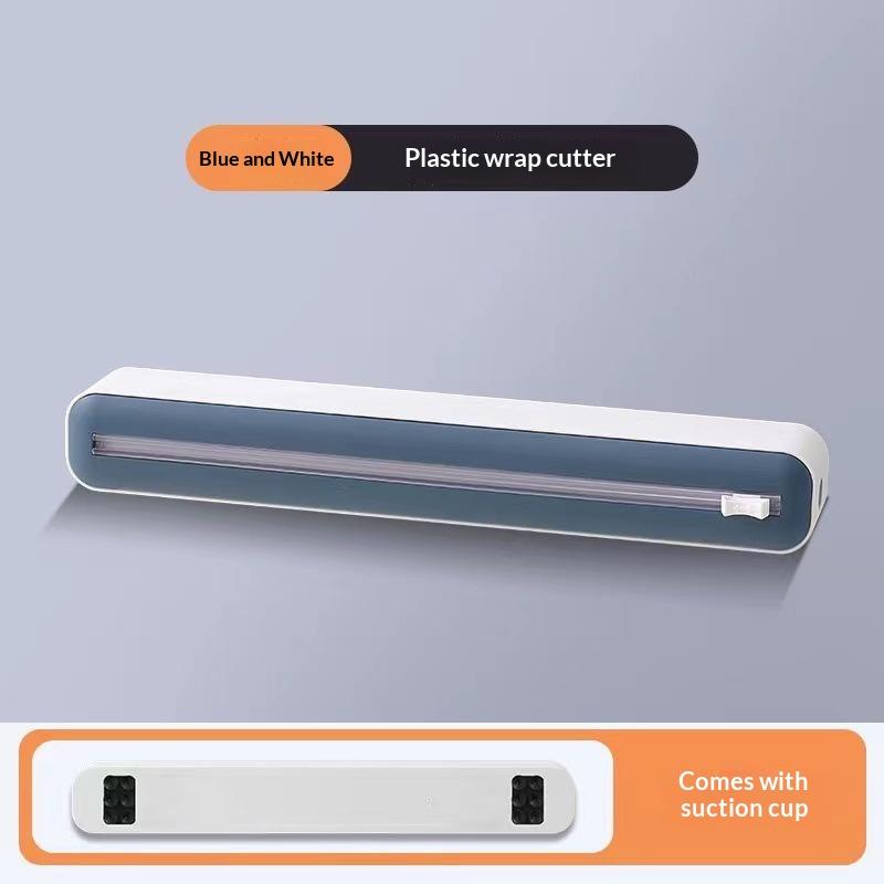 Multifunctional Tear Free Food Wrap Sliding Cutter Suitable for Cling Film & Aluminum Foil Home Restaurant Kitchen Use