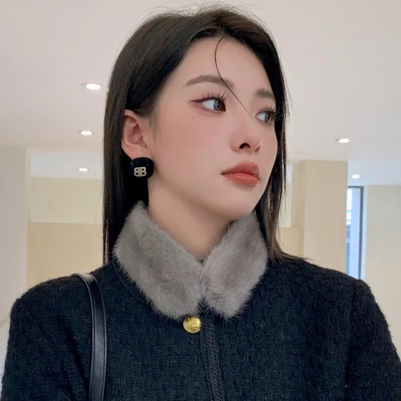 Real Mink Fur Scarf Winter Female Whole Mink Fur Collar Fashion Warm Genuine Fur Neck Warmer Luxury Natural Fur Ring Scarves