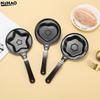Mini Egg Fry Kitchen Supplies Breakfast Love Pan Pancake Pan Heart Omelette Pan Jarhead Without Pot Cover Cast Iron Black Items