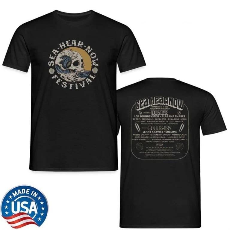 Sea Hear Now Festival Skull Lineup 2026 Art T-Shirt S