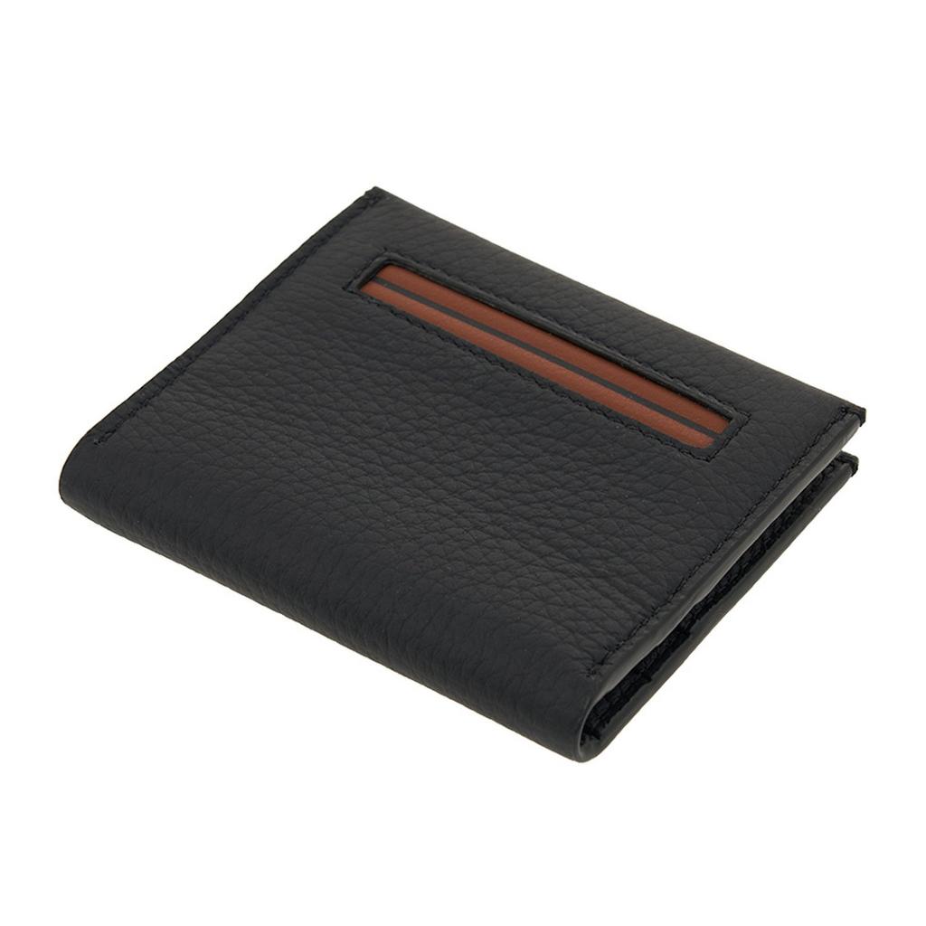 [Zegna] SS25 Men's Contrast Bar Card Wallet LHCBU E1914Z NVS
