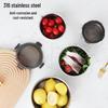 MAXCOOK 3500ml Stainless Steel Food Storage Container