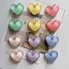 10 PCS Colorful 3D Heart Resin Fridge Magnets Reusable Magnetic Stickers for Holiday Home Decor Gift