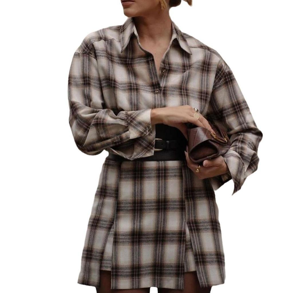 Autumn 2024 European & American Houndstooth Elegant Skirt Set