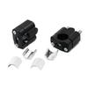 Black Handle Fat Bar Mount Clamps Riser 7/8" Handlebar for Dirt Bike Motocross