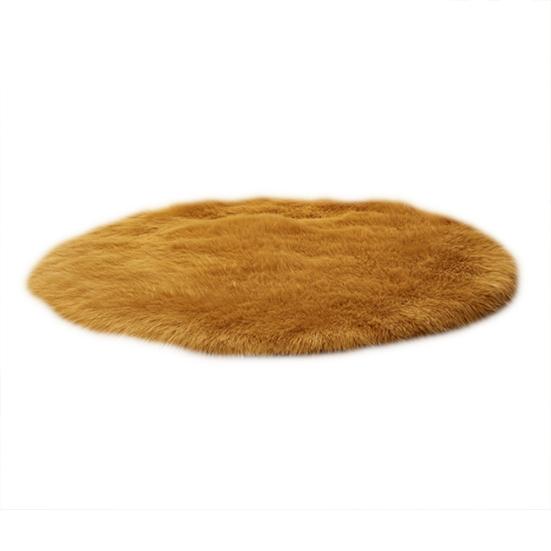 Home Bedroom Floor Round Soft Fluffy Seating Chair Sofa Rug Carpet Cover Cushion