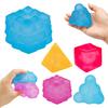 Stress Relief Geometric Solid Toy Frosted 3D Shape Squeeze Sensory Toy Kids Adults