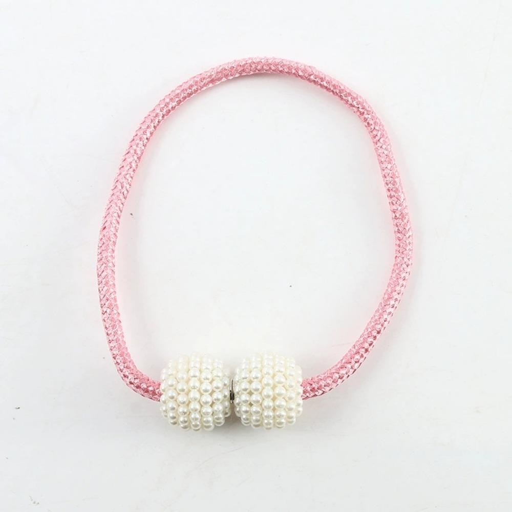 Perlen Magnetvorhänge mit Schnallen Moderne Fenstergardinen Magnetische Raffhalter-Clips Halter Vorhangband Zubehör