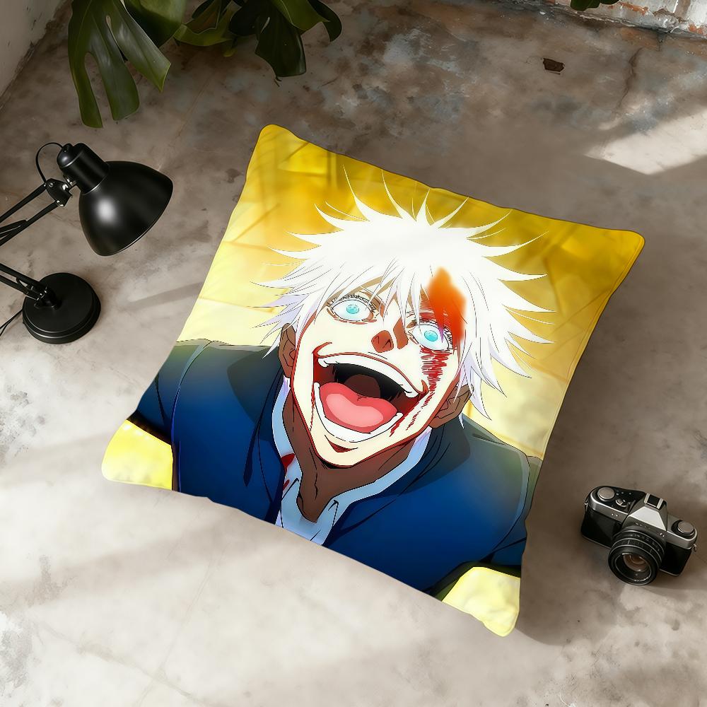 J-Jujutsu K-Kaisen Anime cushion cover Home Office Convenient Nordic Simplicity Hit With Zipper Cushion Cover