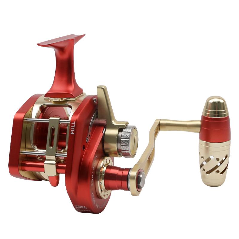 Jigging Master Full Matel Slow Pitch Jigging Reels for Saltwater Casting Boat 9+2BB Underhead Slow Jigging Fishing Reel JM2000 Left handle
