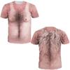Funny Fake Musclet Printed T-shirt Men Long Sleeve Casual Fashion T-shirt Personalized Comfortable Breathable Versatile Autumn T-shirt
