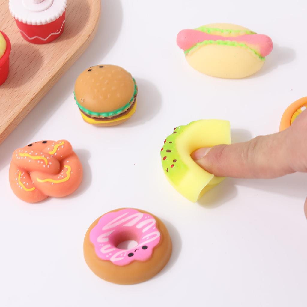 Baking Simulation Food Squishy Toy Blind Box Squeeze Toy Relieve Anxiety Anti Stress Toy for Adults and Friends Gift