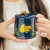 Forbidden City Golden Scale Ceramic Tea Infuser Mug
