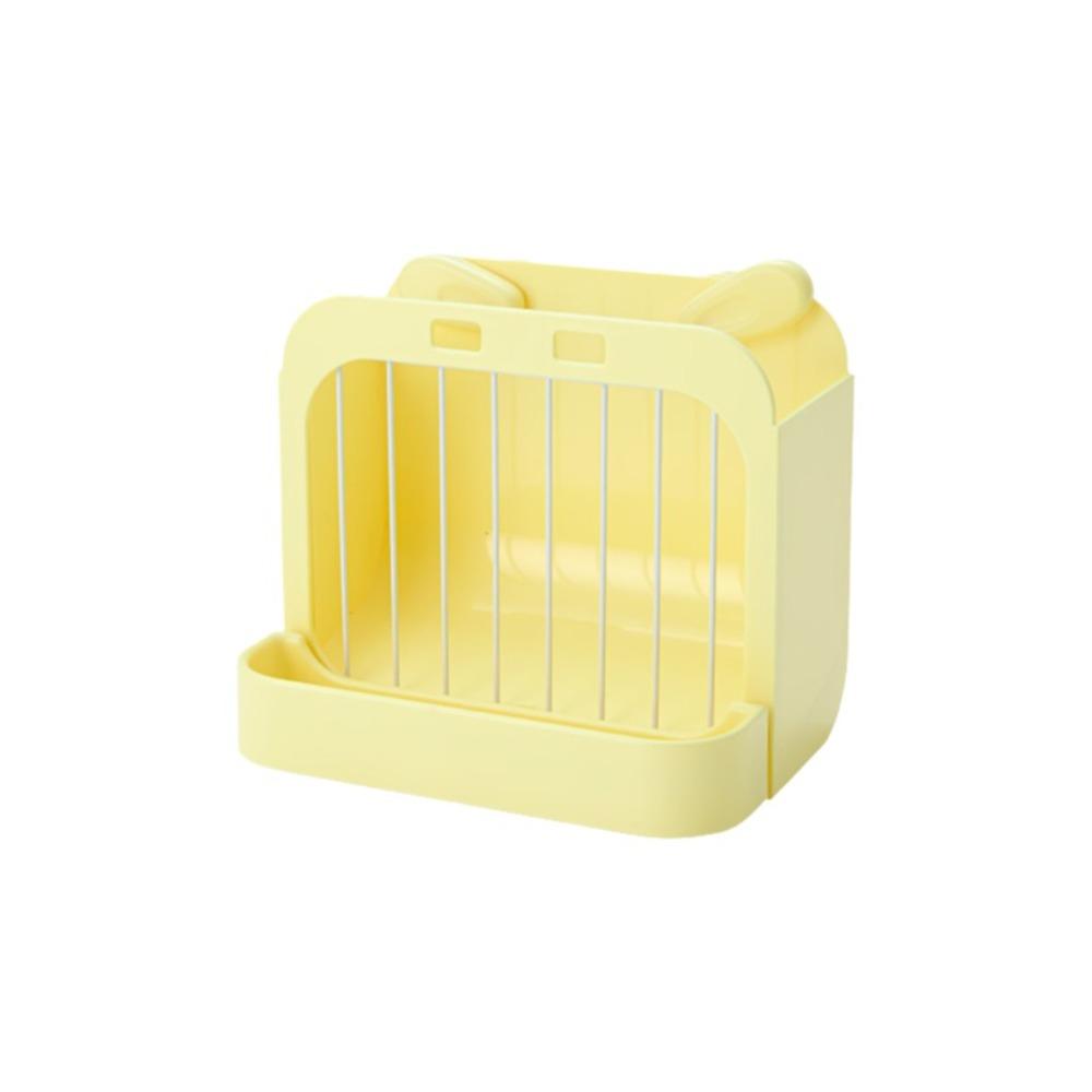 

Large Capacity Hay Feeder Wall Hanging Grass Rack Food Bowl Holder For Rabbits/Guinea Pigs жовтий