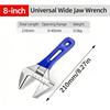 0-45mm Adjustable Double Use Wrench Pipe Wrench for Faucet/Connecting Pipe/Shower Head Hand Tool for Water Pipe