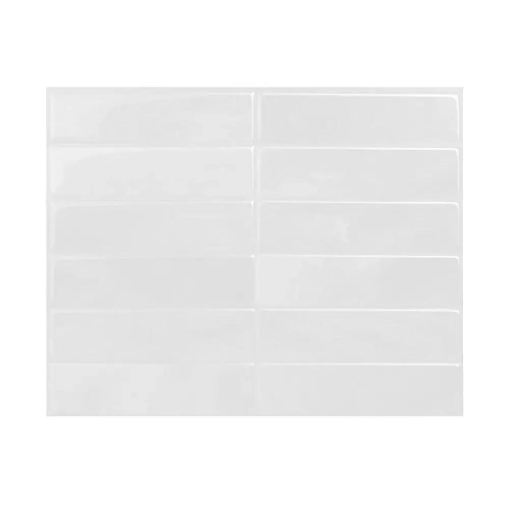 Adesivi Murali Piastrelle Autoadesivi Impermeabili Decalcomania Murale Oil-proof Anti-sporco Resistente all'Umidità Resistente al Calore Adesivo per Fornelli