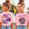 Kpop Demon Hunters Parent Child Halloween Kpop Demon Hunters TShirt Harajuku Casual Fashion Cotton Kid's Tshirt Cosplay Clothing