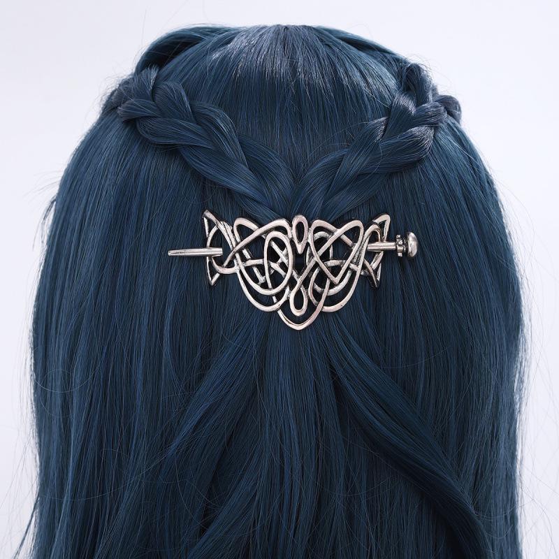 Nordic Retro Irish Hairpin: Celtic Knot Hair Stick with Norwegian Style for Parties