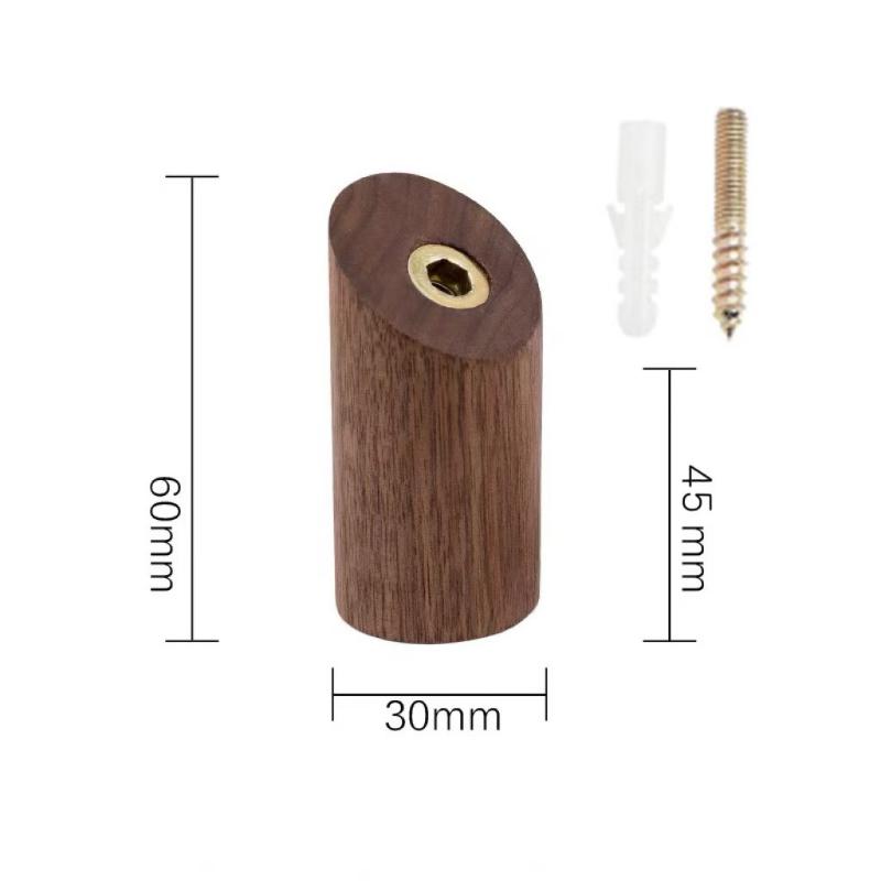 Wall Hanger Wood Hook Beech Holder Bathroom Key Coat Rack Kitchen Door Decorative Hook For Home Accessories Gadgets Organization