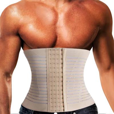 Mannen Waist Trainer Corset Girdles Bodybuilding Riem Afslankende Buikcontrole Ademende Taille Ondersteuning Banden