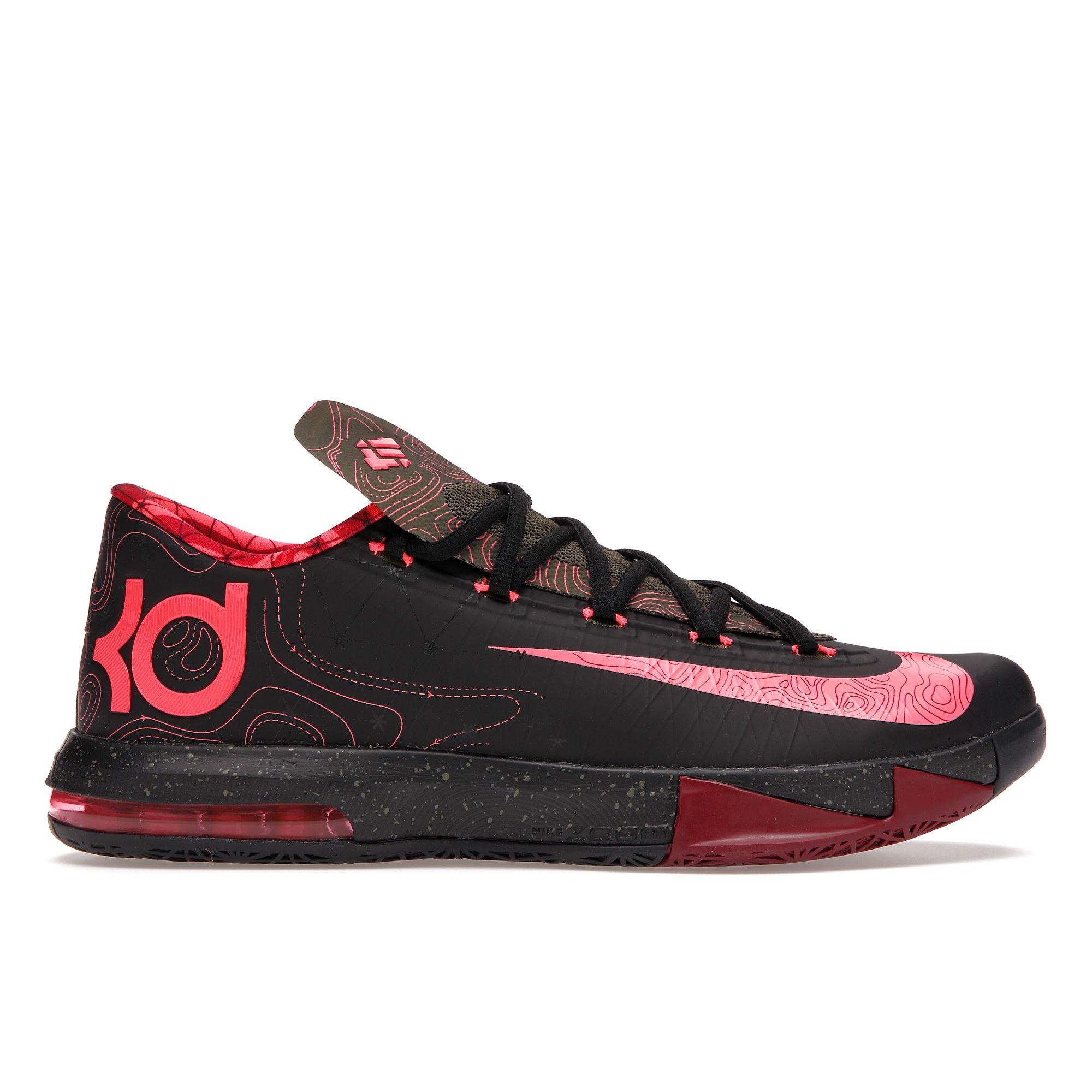 

Мужские кроссовки Nike KD 6 Meteorology черные Atmc-Red-Mdm-Olv-Nbl-Rd 599424-006