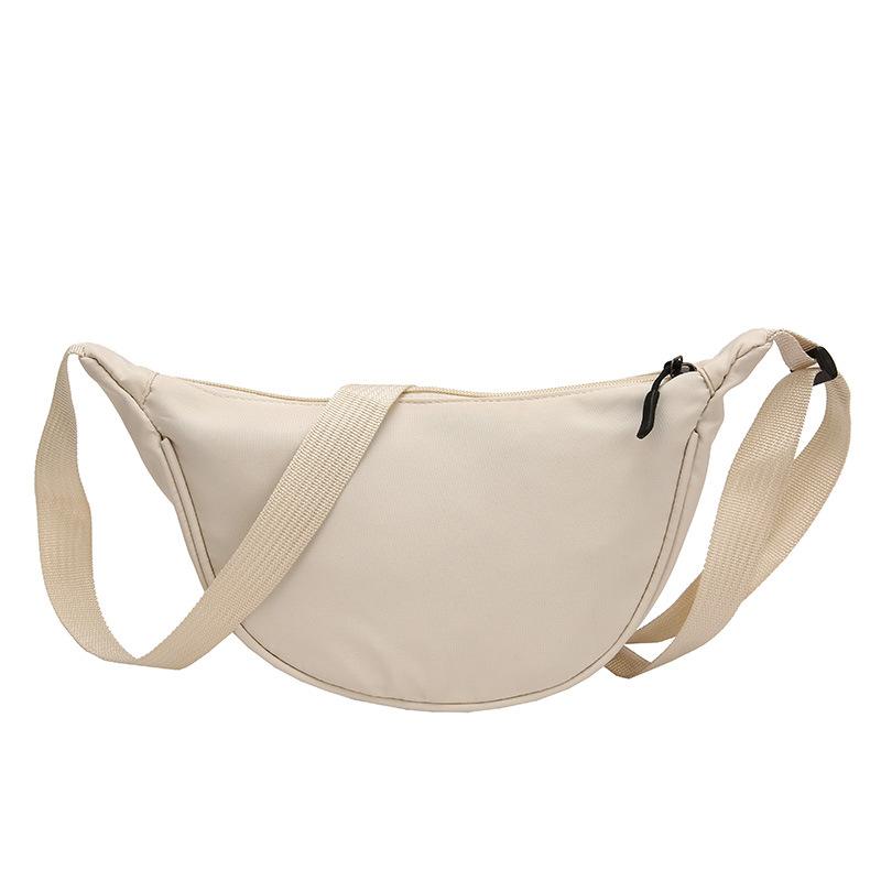 Nylon Messenger Bag Women's 2025 New Trendy Dumpling Bag Lightweight Small Satchel Versatile Underarm Bag Shoulder Canvas Bag