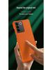 Vivo Nex3 Genuine Leather Half-Cover Protective Case with Litchi Pattern