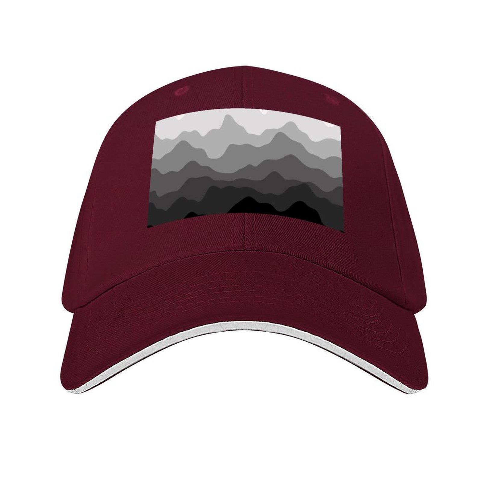

Grey mountains Baseball Cap winter hats for Unisex Uv Protection Solar Hat derby hat Hat Luxury Brand Women Hats Unisexs