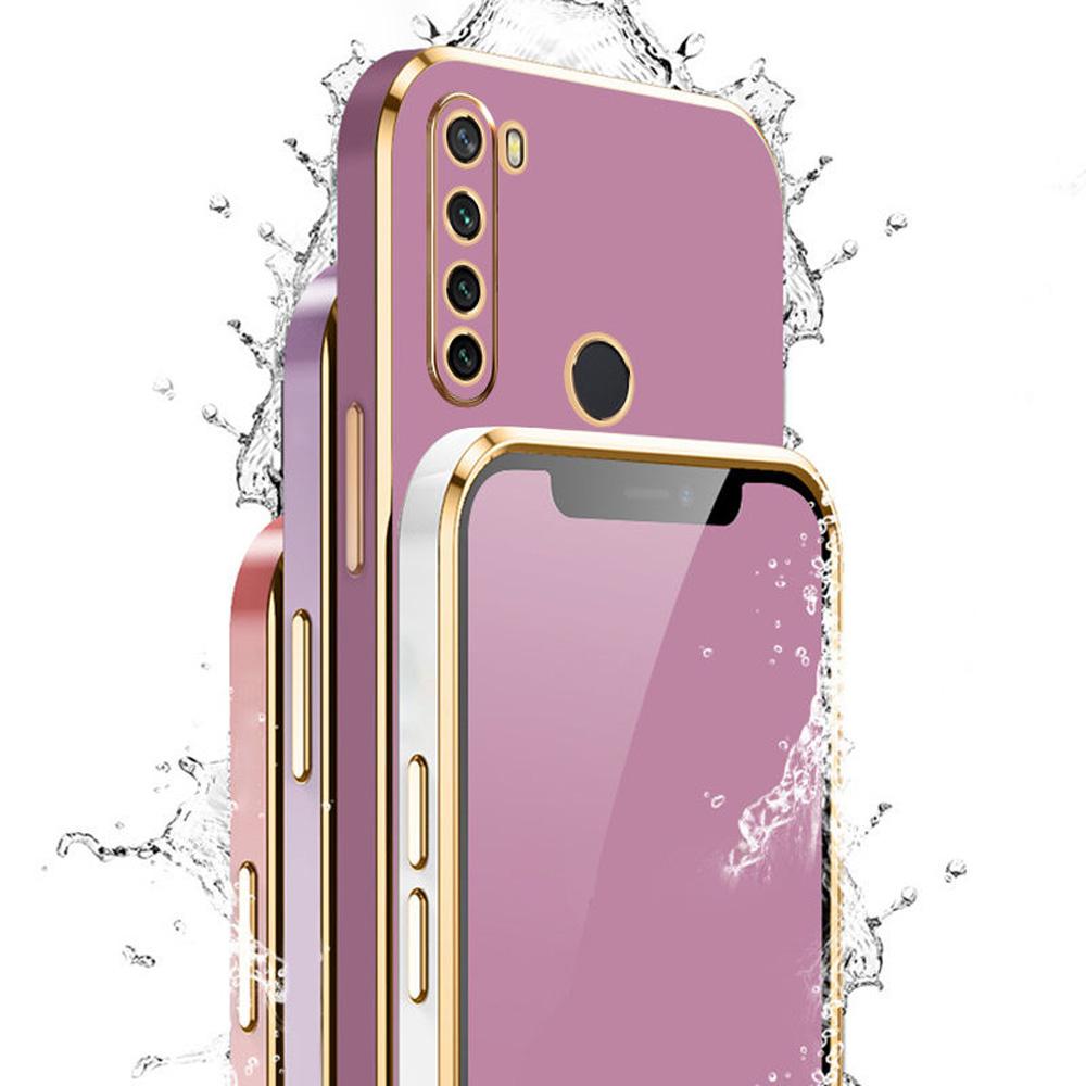 For Redmi Note 8T Case Redmi Note 8 Cover Redmi Note 8 Pro Cases Note8t Luxury Square Plating Phone Case Shockproof Back Cover