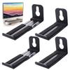 2pcs Heavy Duty Speaker Wall Mount Space Efficient Speaker Hangers Floating Rack  Center Channel