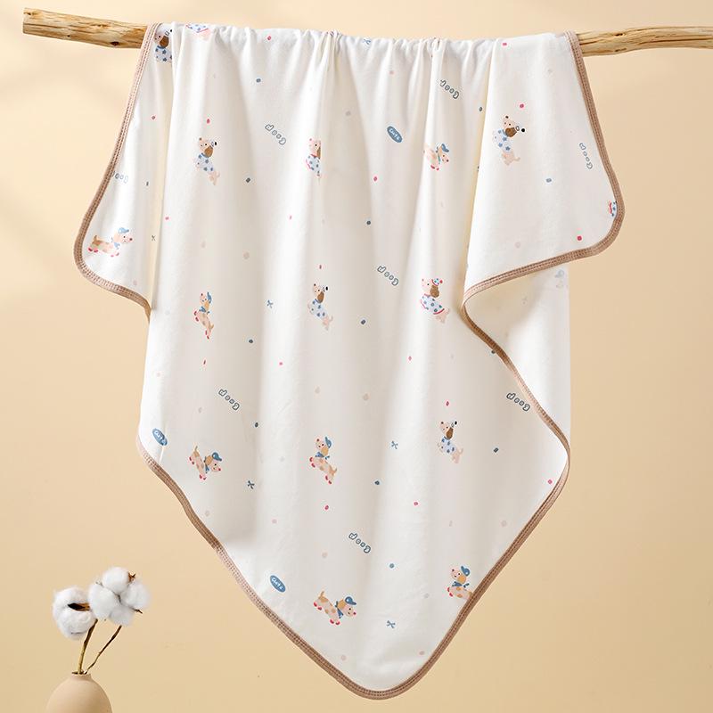 Breathable Pure Cotton Newborn Swaddle Blanket, Thin To Prevent Startle Reflex, Infant Type A.
