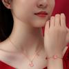 Original Red Rope Lucky Rabbit Bracelet Female Guochao Birthday New Chinese-style Temperature-sensing Color-changing Jewelry Gifts