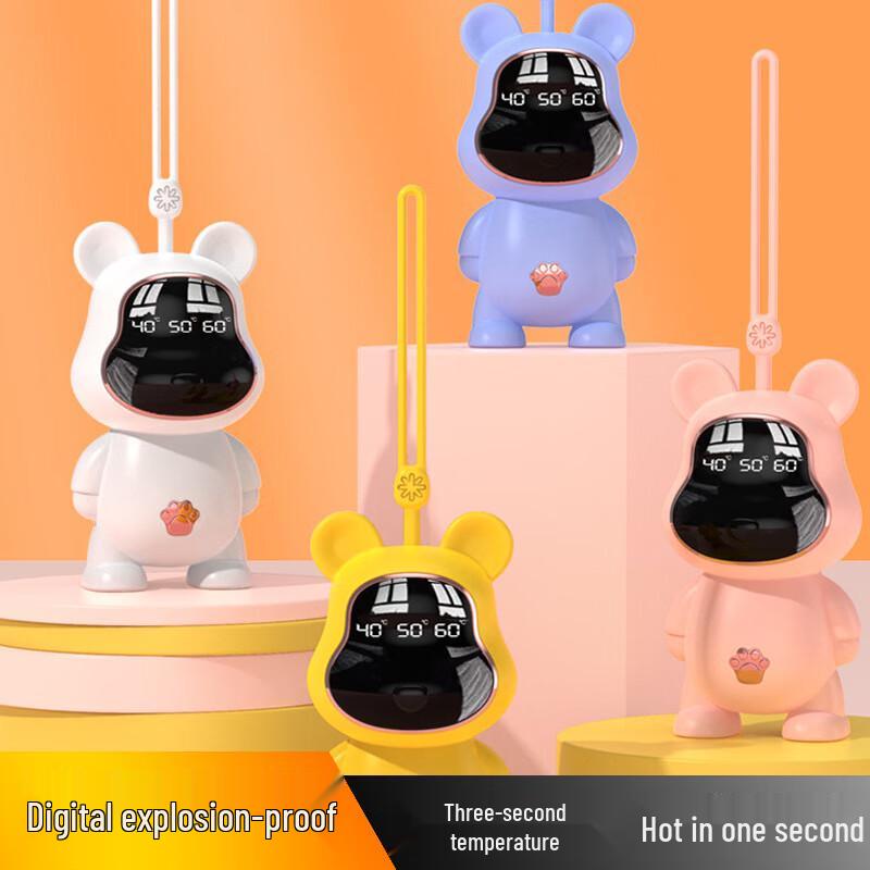 

Cute Mini Bear Digital Hand Warmer
