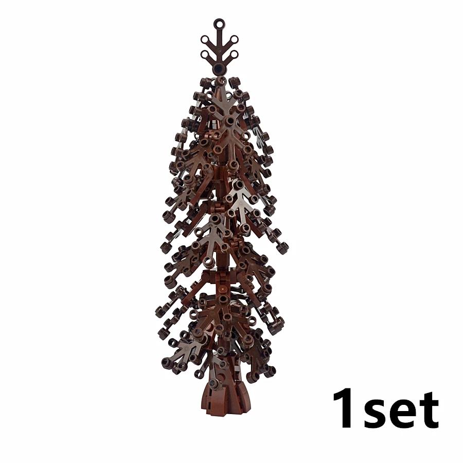 City Trees Cedar Building Blocks Redwood Block Toy Christmas Tree For Children Gifts Compatible Classic Brick Juguetes Kids Toys