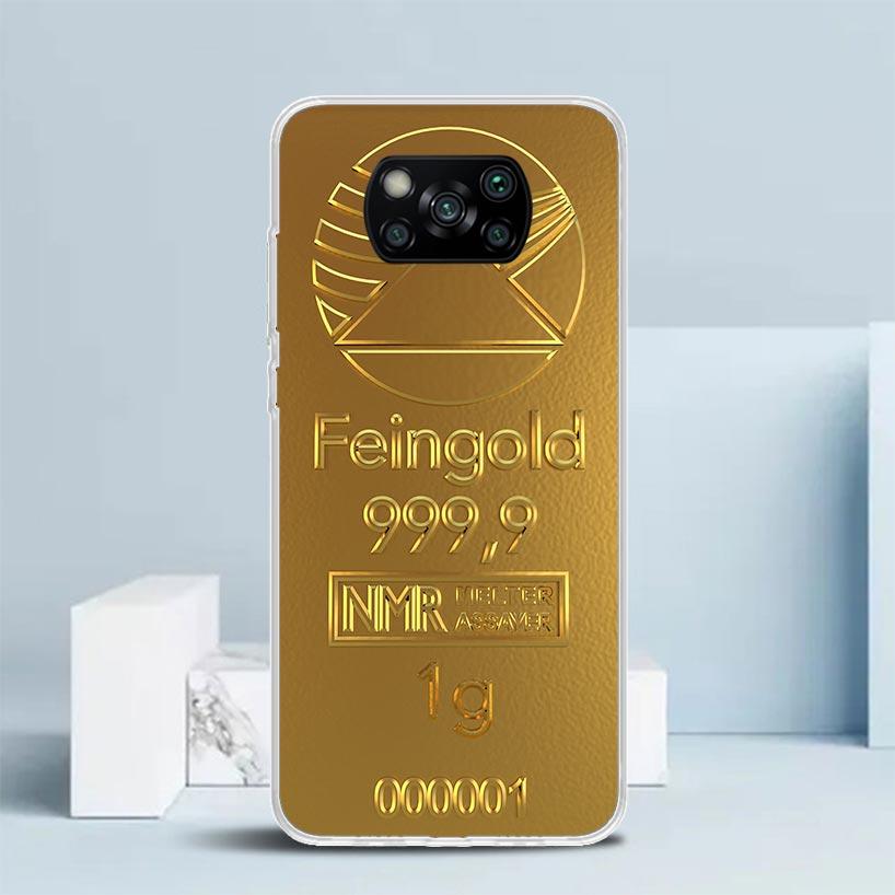Fine Gold Pattern Printing Soft Cover for Xiaomi Poco F7 Ultra X7 X6 X5 Pro M7 Phone Case Redmi 15 15C 13 13C 12 12C 10 10C Prin