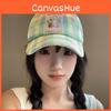 Spring Summer Trendy Cotton Embroidered Baseball Hat With Sunshade For Casual Outings