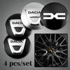 4 Bucăți 56mm Autocolante Jante Mașină Capac Central Butuc Emblema Mașină Insignă Decal Pentru Dacia Duster Logan Sandero Stepway Dokker Lodgy MCV 2019