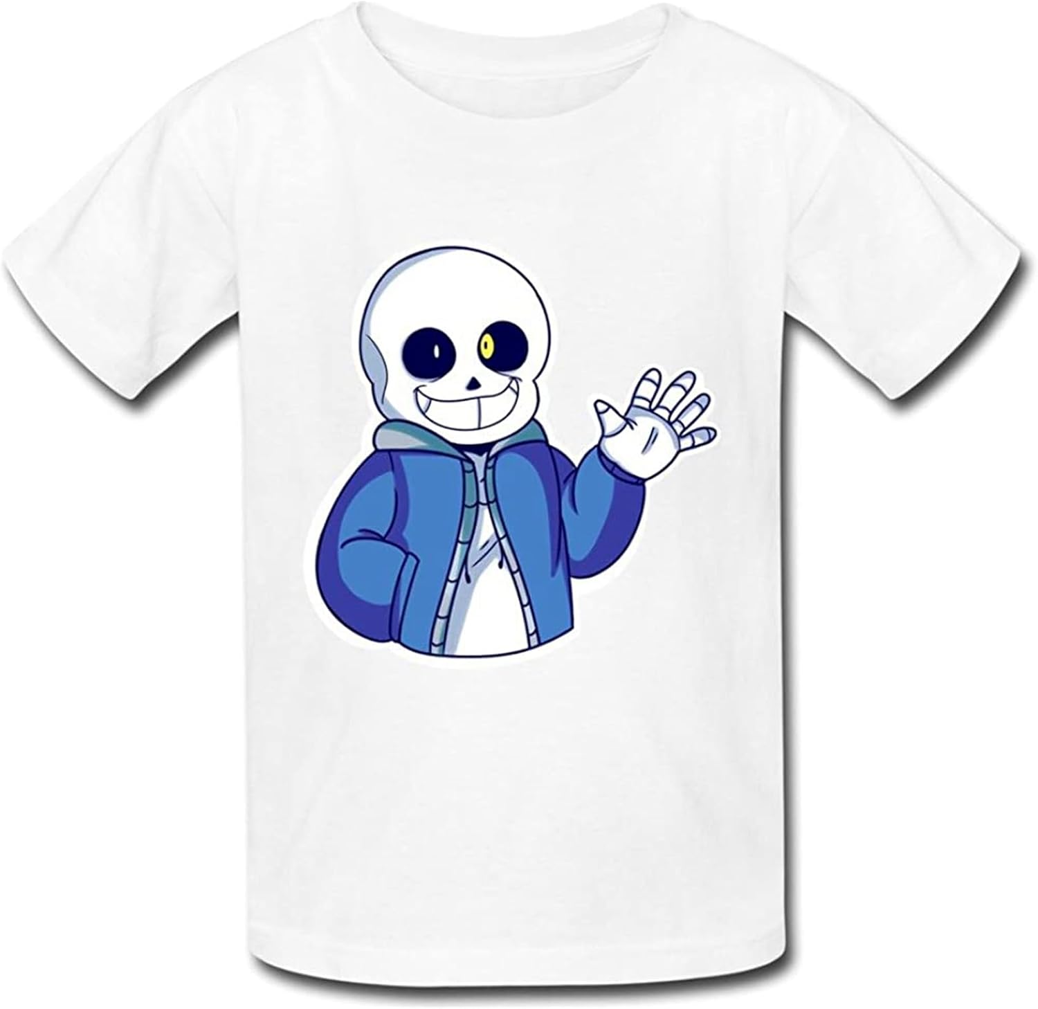 Child Undertale Mens T Shirt XS белый