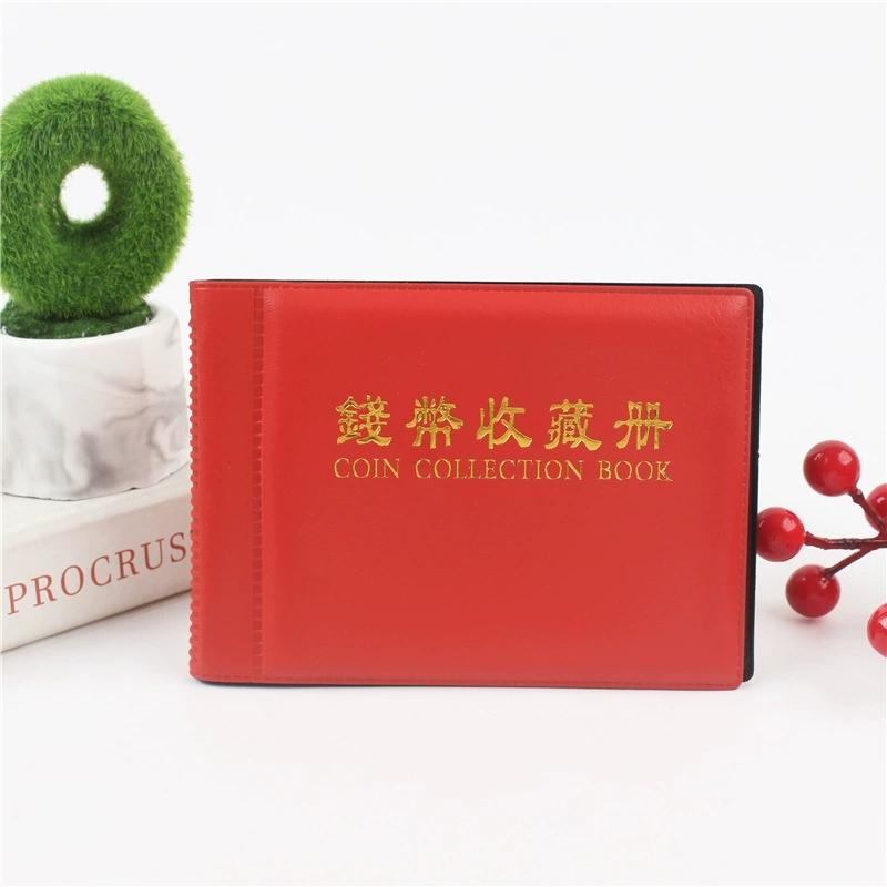 60-Pocket Mini Coin Collection Album Portable Coin Protective Holder Compact Storage Binder with Clear PVC Pages