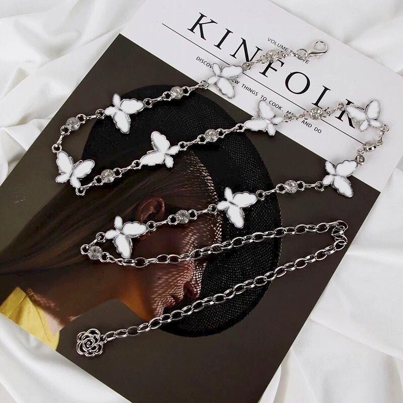 Stunning Pearl Heart Waist Chain For Summer Chic Looks With Brilliant Decor Rhinestone